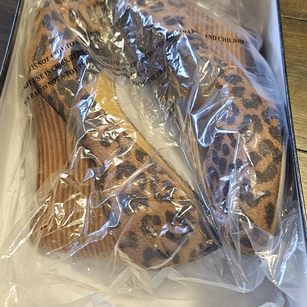 Nine West Women's Leopard Print Suede Pumps - Brown - Picture 7 of 7